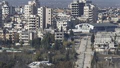 Vjezd do tvrti Váir v Homsu.