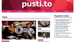 Homepage nového slovenského portálu Pustito.sk.