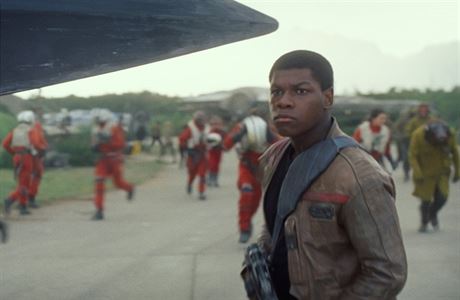 Star Wars: Sla se probouz. John Boyega jako hlavn hrdina Finn.