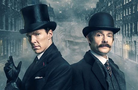 Sherlock Holmes a doktor Watson v podn Benedicta Cumberbatche a Martina...