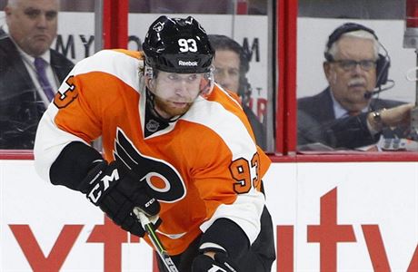 Útoník Philadelphie Flyers Jakub Voráek.