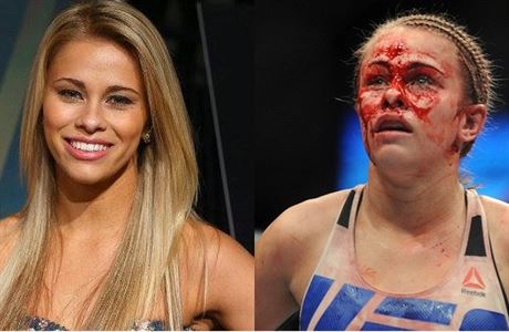 Paige VanZant ped bojem a po boji...