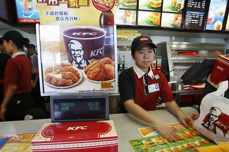 KFC v Číně. Ilustrační foto.