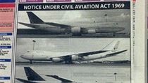 Malajské mezinárodní letiště v Kuala Lumpuru vyzvalo majitele tří boeingů 747,...