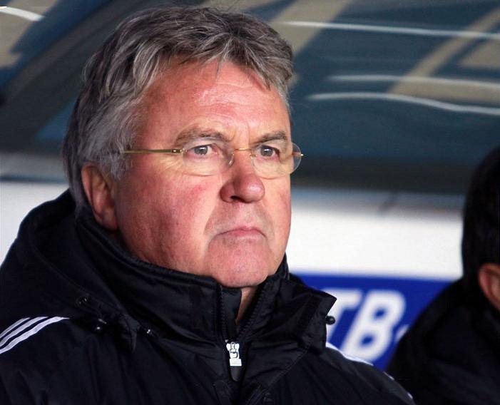 Trenér Guus Hiddink.