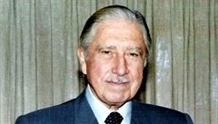 Augusto Pinochet na snímku z roku 1990.