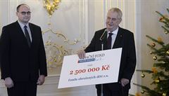 Prezident Miloš Zeman se setkal 17. prosince v Praze s předsedou Fondu...