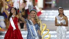 panlsko m prvn Miss World. Druh skonila Ruska, tet Indonsanka