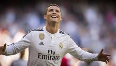 Cristiano Ronaldo se raduje ze vstelené branky.