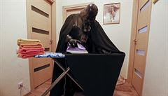 I ukrajinský Darth Vader traví as ehlením.