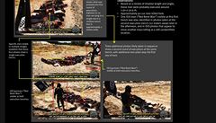 Snímky z masové popravy ve městě Tikrít