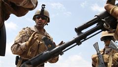 Abdullah al-Sahian, velitel saúdskorabských sil v v jemenském pístavu Aden,...