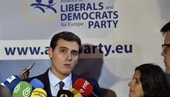 Albert Rivera stojí v ele Ciudadanos, pvodn regionální katalánské strany,...