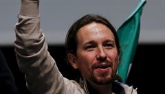 Pablo Iglesias, hlava levicového hnutí Podemos.