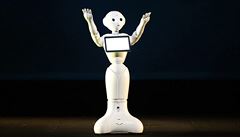 Na snímku robot Pepper, který prý dokáže rozluštit lidské city | na serveru Lidovky.cz | aktuální zprávy