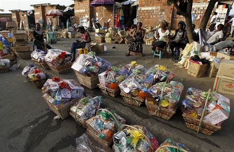 Ilustraní foto: Vánoní trhy v nigerijské Abuje.