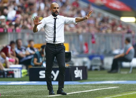 Trenér Bayernu Josep Guardiola.