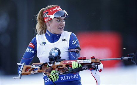 Česká biatlonistka Gabriela Soukalová.