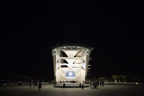 Muzeum zítka navrhl panlský architekt Santiago Calatrava.
