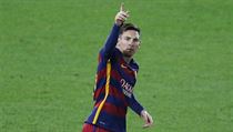 Lionel Messi z Barcelony slav svj gl ve finle mistrovstv svta klub.