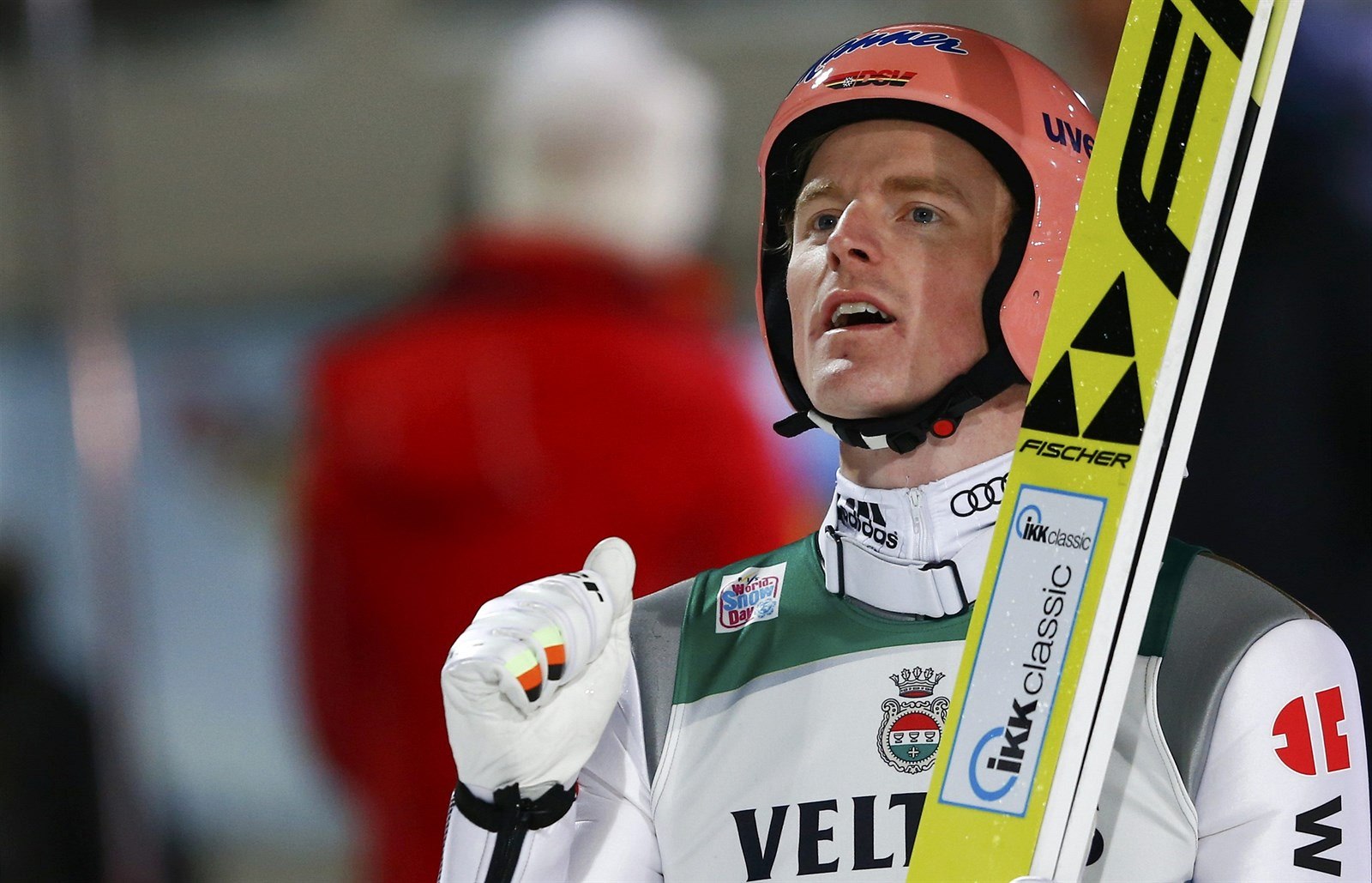 N�mecký skokan na ly�ích Severin Freund.