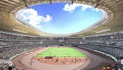 Uvnit hromady palainek: pohled na návrh nového Národního stadionu od Kenga...