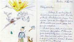 Dopisy desetiletého Václava Havla prarodi��m Hugovi a Josef� Vavre�kovým na...