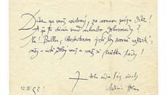 Vladimír Holan si psal s Bohuslavem Reynkem