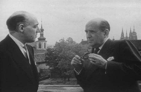 Jan Masaryk a jeho ptel, velvyslanec USA v eskoslovensku Laurence Steinhardt