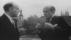 Jan Masaryk a jeho pítel, velvyslanec USA v eskoslovensku Laurence Steinhardt
