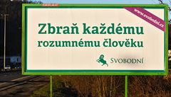 Billboard Strana svobodných občanů (Svobodní),  | na serveru Lidovky.cz | aktuální zprávy