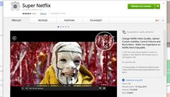 Do Netflixu lze nahrát titulky pomocí rozíení pro Google Chrome Super Netflix.