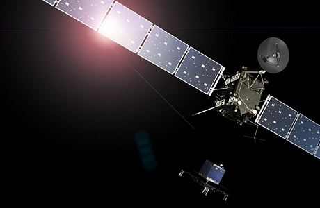 Sonda Rosetta a modul Philae.