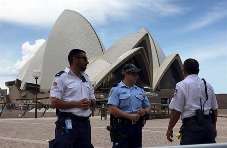 Australská policie v Sydney (ilustraní foto).