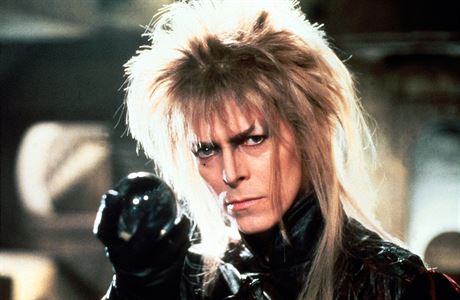 David Bowie ve filmu Labyrint (1986).