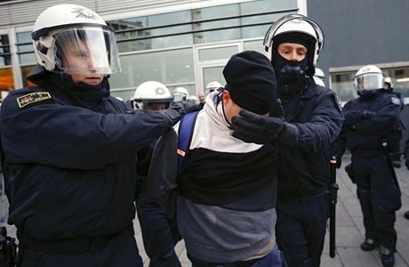 Zásah nmecké policie (ilustraní snímek).