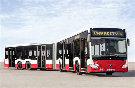 Autobus Mercedes-Benz CapaCity L m 21 metr a pojme a 191 cestujcch.