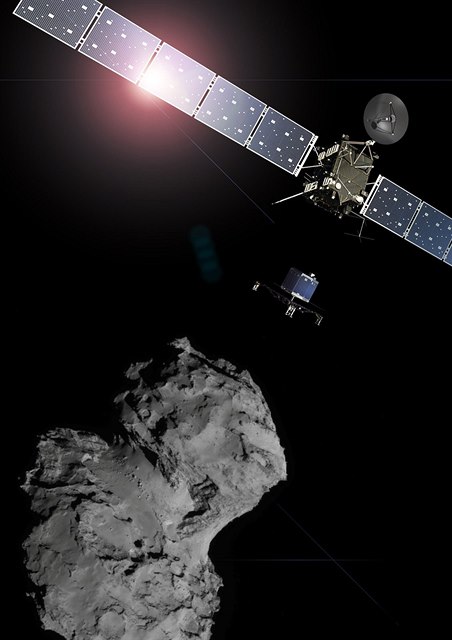 Sonda Rosetta a modul Philae.