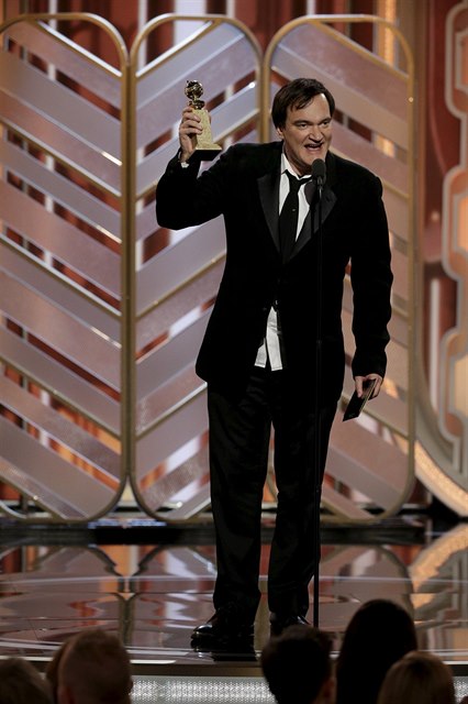 Tarantino pevzal cenu za nejlepí hudbu ve filmu Osm hrozných.