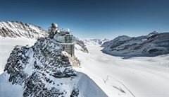 Vrchol Jungfrau s Aletschkým ledovcem | na serveru Lidovky.cz | aktuální zprávy