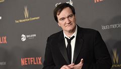 Quentin Tarantino na Zlatých glóbech.