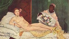 Edouard Manet: Olympia (1963, poprvé vystaveno 1856).