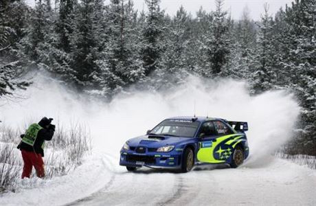 Auto na finské rallye