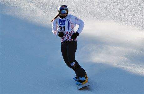 Snowboardcrossaka Eva Samkov.