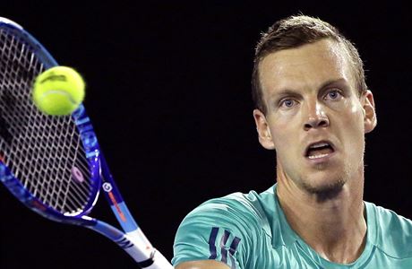 Tom Berdych na Australian Open.