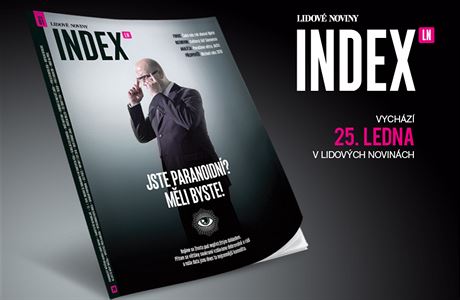 Magazn Index LN vychz 25: ledna v Lidovch novinch