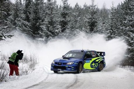 Auto na finské rallye