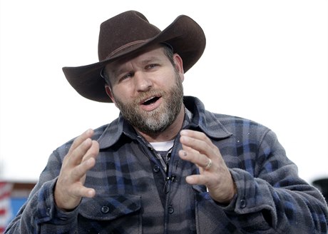 Ammon Bundy, neformální lídr ozbrojené skupiny farmá v americkém Oregonu.