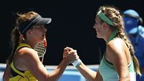 Barbora Strcov na Australian Open podlehla Blorusce Viktorii Azarenkov.