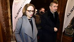 Praská primátorka Adriana Krnáová a ministr financí Andrej Babi.